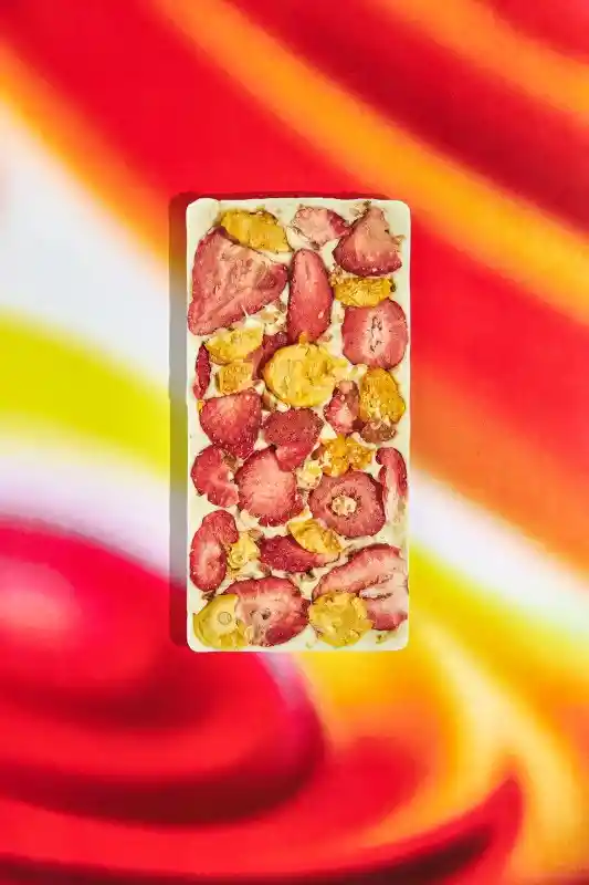 Barra De Chocolate Blanco - Golden Berries Magno