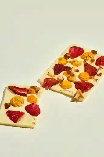 Barra De Chocolate Blanco - Golden Berries Magno