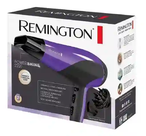 Secador Remington Ceramica/iones/turmali Na D 3190