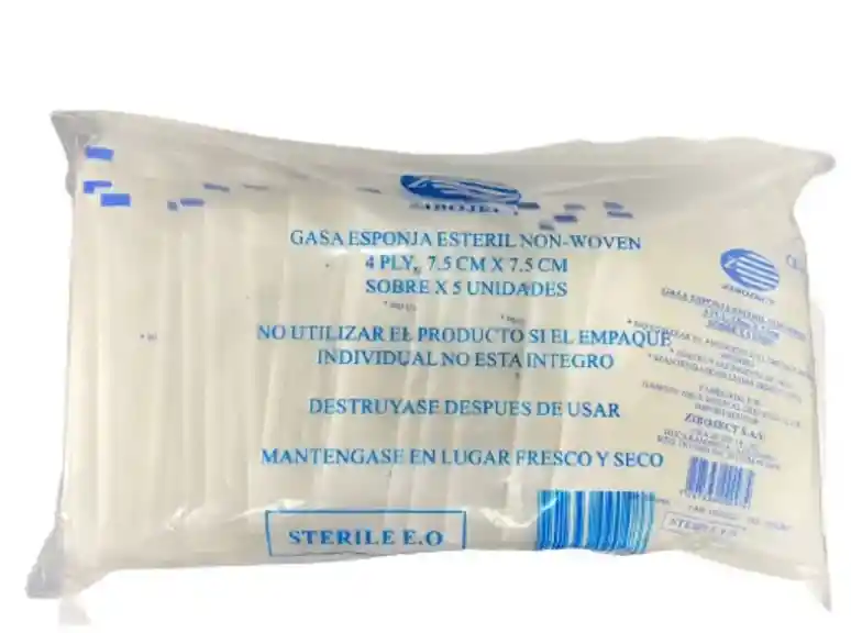 Gasa Esteril 7.5*7.5 Cm