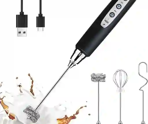 Espumador De Leche Recargable Usb