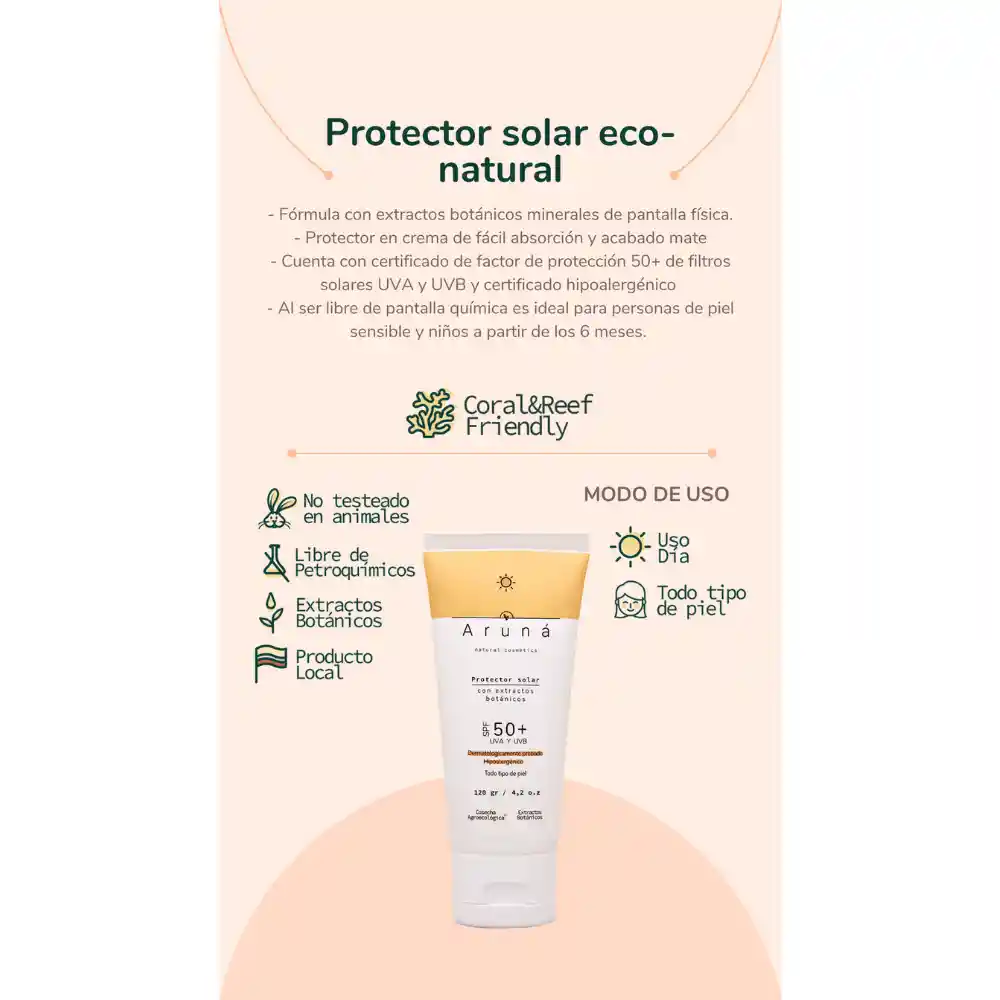 Protector Solar Eco-natural 60grs
