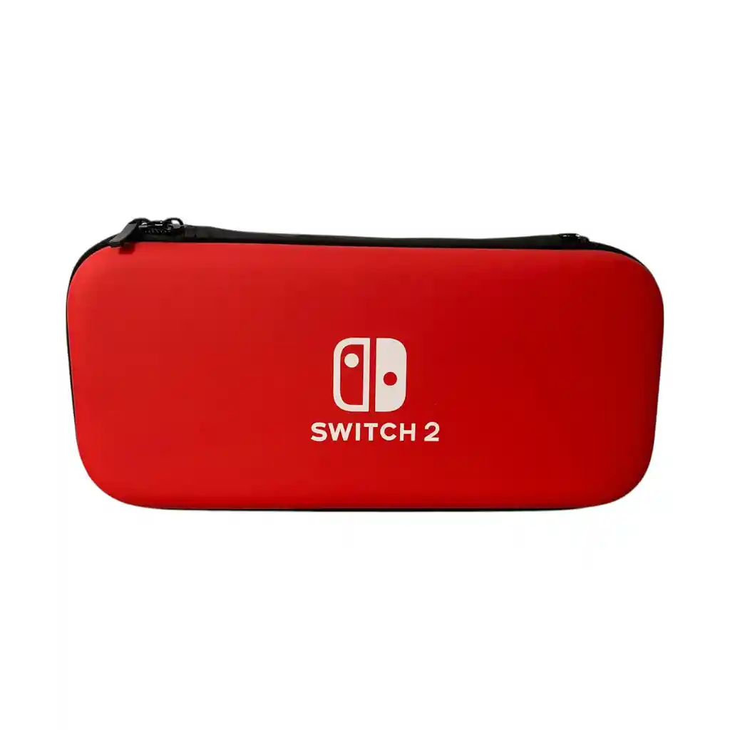 Estuche De Viaje Rígido Rojo Compatible Con Switch 2