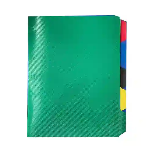 Separadores Plasticos Carta Colores Surtidos X 5 Unidades Marfil