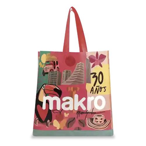 Bolsa Reutilizable Makro 30 Años Edicion Especial