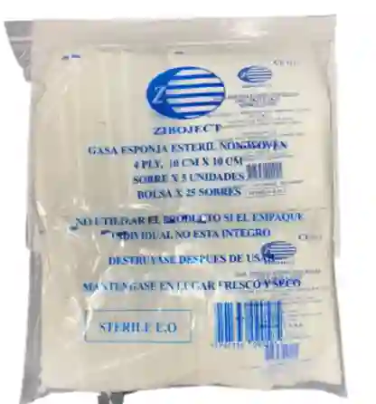 Gasa Esponja Estéril 10x10