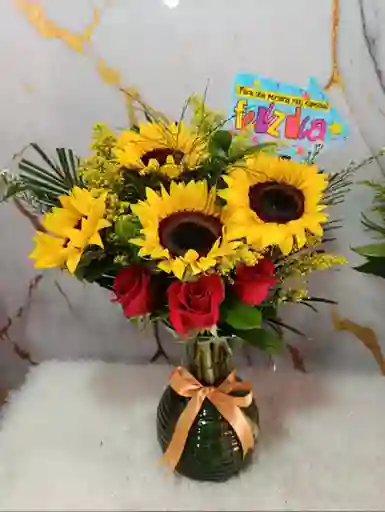 Jarron Girasoles