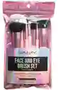 Samy Set De Brochas Pink Glam Collection X10und