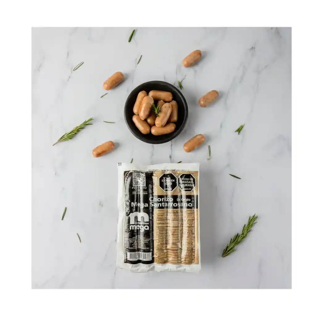 Chorizo Coctel Megasantarrosano X500gr