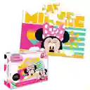 Juego De Mesa Para Niños Minnie Rompecabezas X25 Piezas 31,5cm X 21,5cm