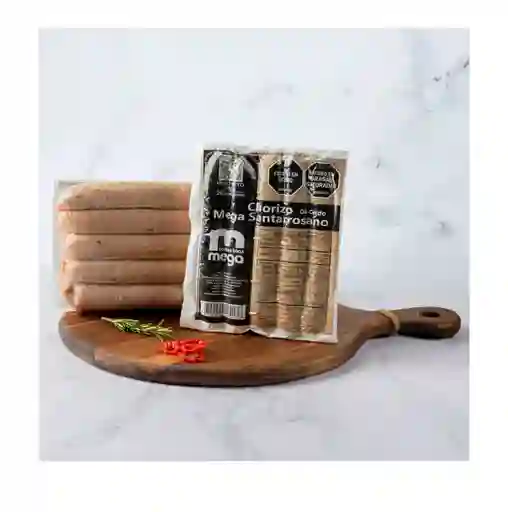 Chorizo Cerdo Megasantarrosano X 160gr 2unid