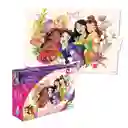 Juego De Mesa Para Niños Princesas Rompecabezas X25 Piezas 31,5cm X 21,5cm