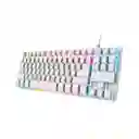 Teclado Trust Gxt 833w Thado Gamer Metalico Con Iluminación