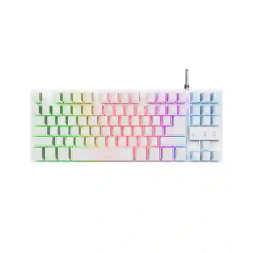 Teclado Trust Gxt 833w Thado Gamer Metalico Con Iluminación