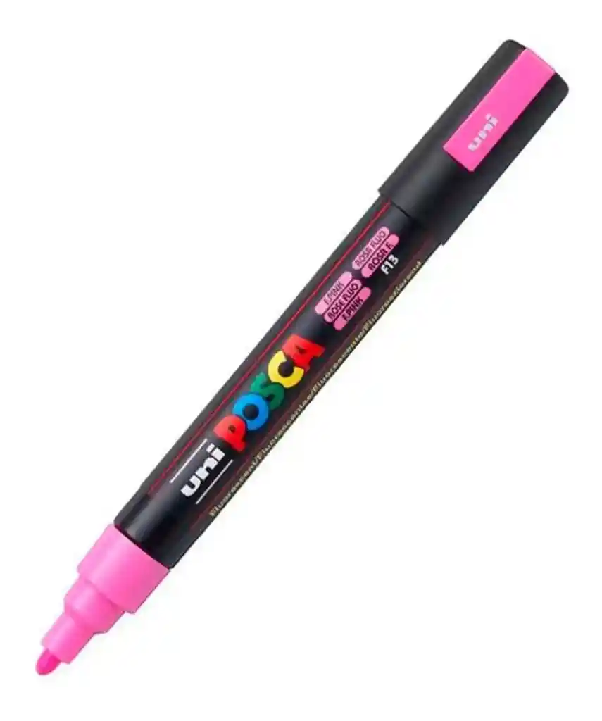 Posca Pc5m Rosa Fluorescente