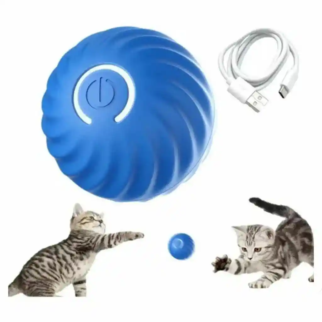 Pelota Interactiva Recargable Perro Y/o Gato 5 Cm