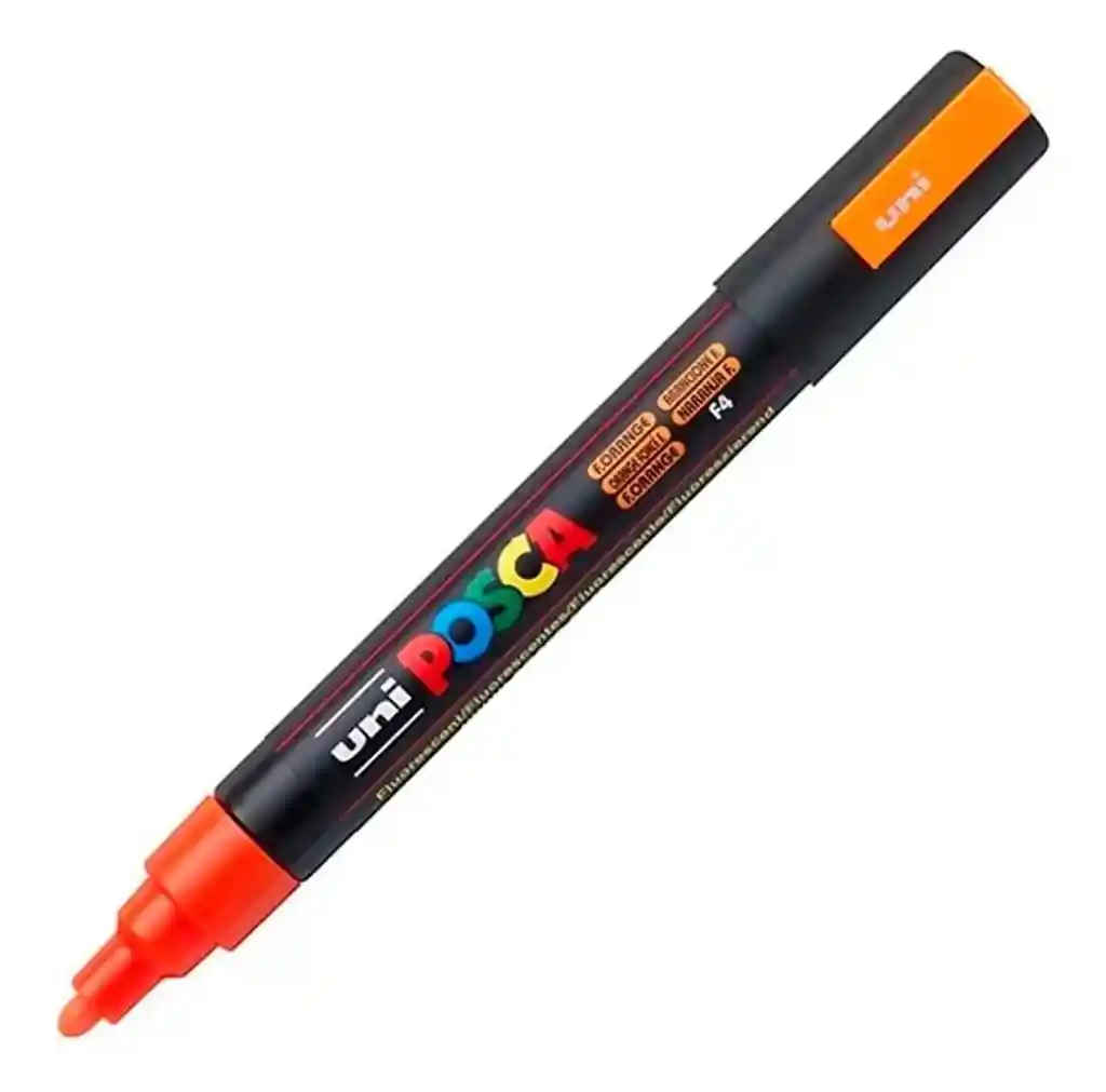 Posca Pc5m Naranja Fluorescente