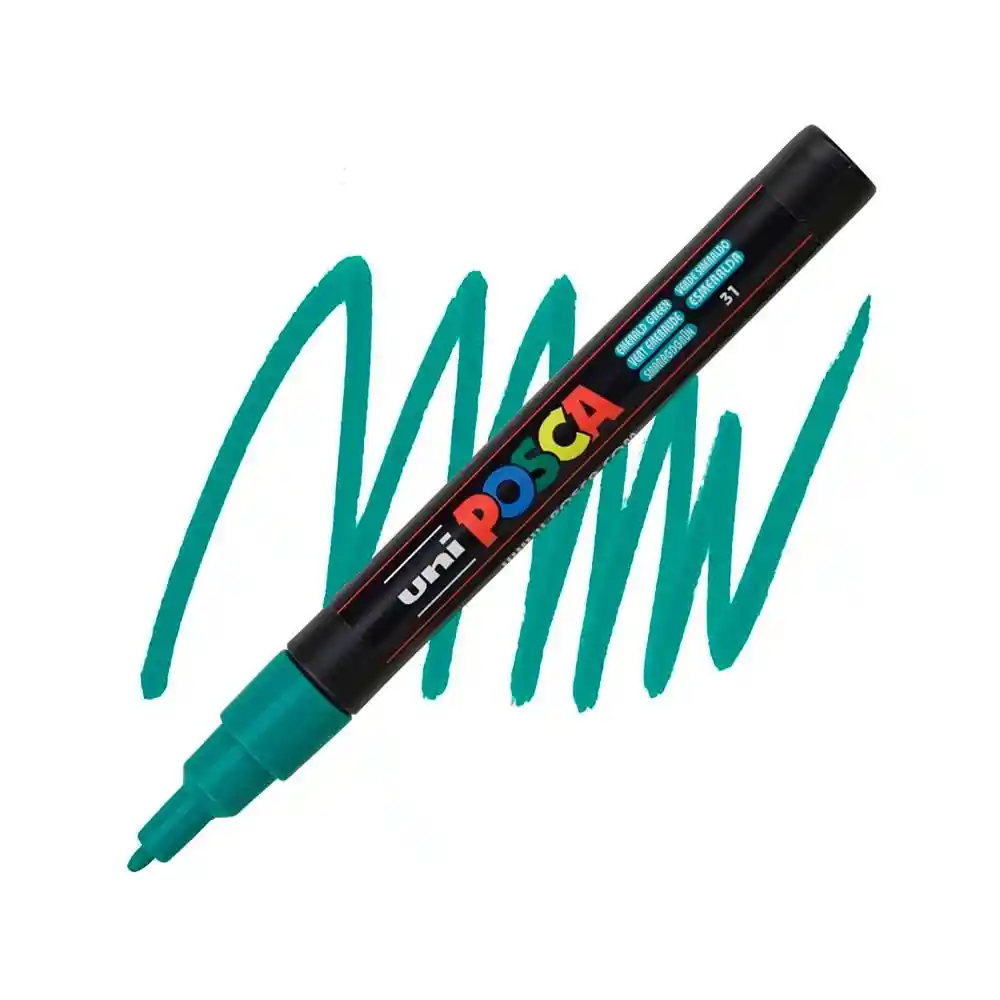 Posca Pc5m Verde Esmeralda