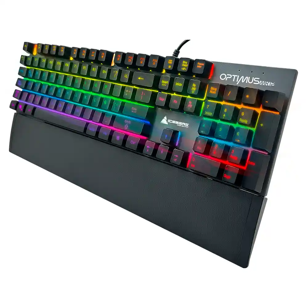 Combo Gamer Teclado Mecánico Y Mouse Óptico Iceberg Optimus Mk12 (español)