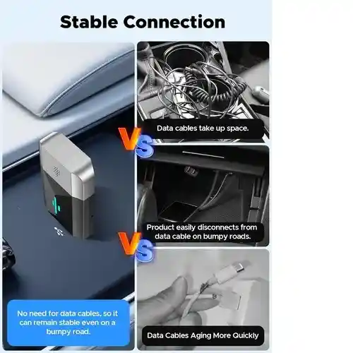 Adaptador Carplay Inalámbrico Carro 2 En 1 Android Iphone