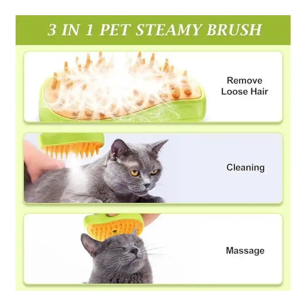 Cepillo De Vapor Para Gatos