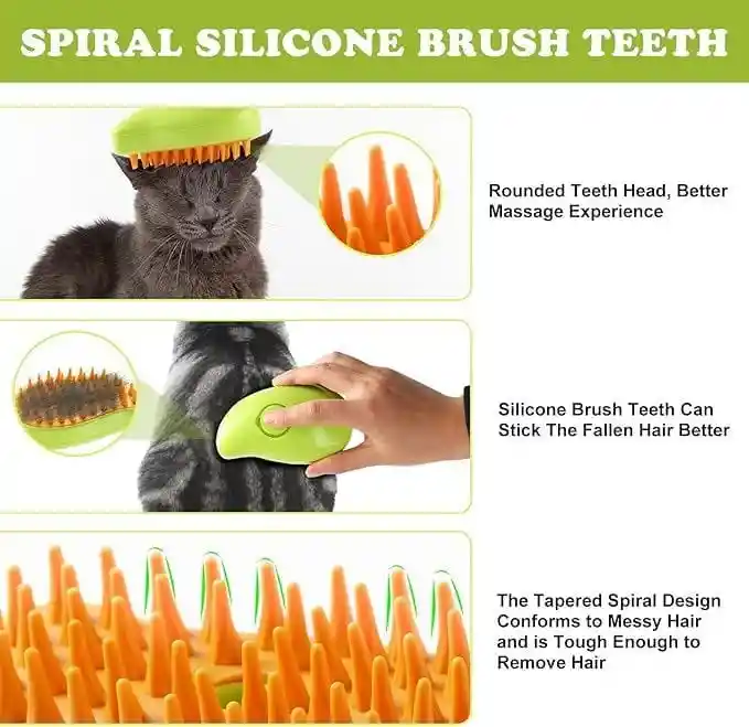 Cepillo De Vapor Para Gatos