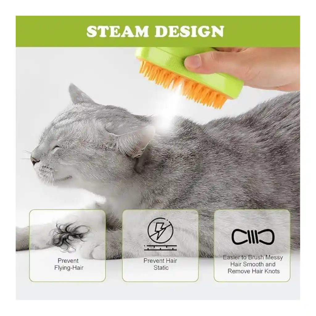 Cepillo De Vapor Para Gatos