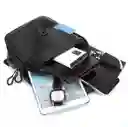 Bolso De Pecho Impermeable Liso Con Carga Usb