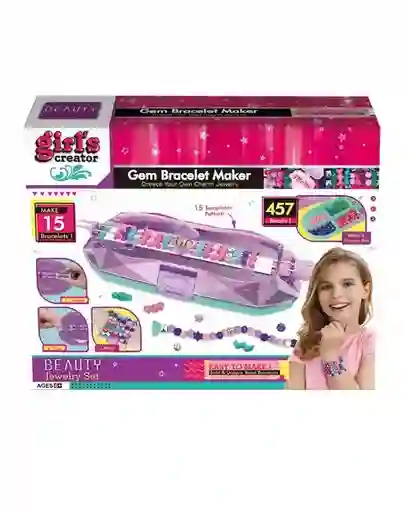 Juguete Set Para Armado De Manillas / Pulseras Para Niñas Mbk-389