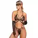 Conjunto Negro Guantes