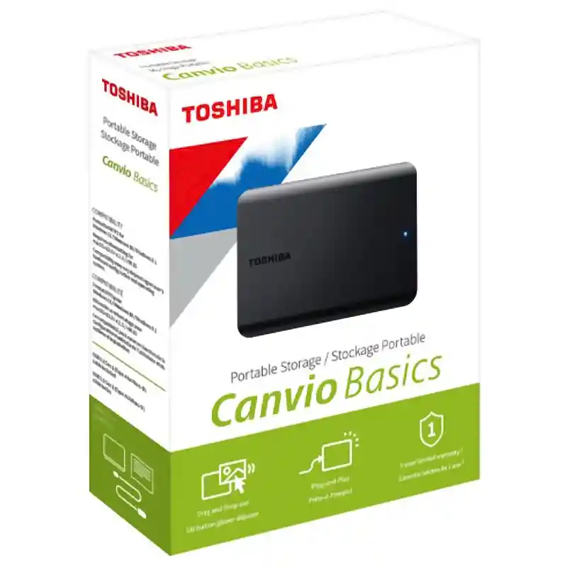 Disco Duro Externo 2tb Toshiba Canvio Basics