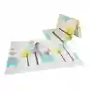 Tapete Extra Grande Plegable Para Bebé 200x180 Cm Doble Faz