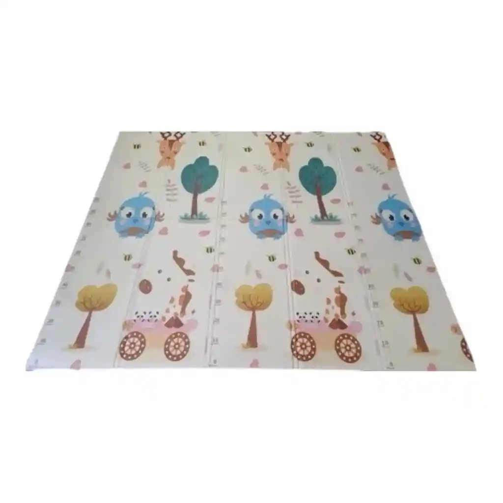 Tapete Extra Grande Plegable Para Bebé 200x180 Cm Doble Faz