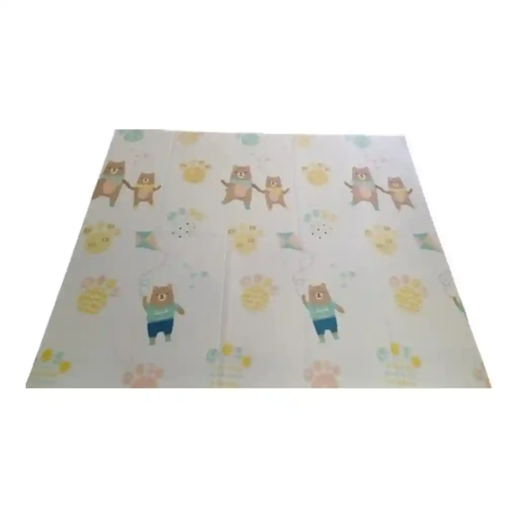 Tapete Extra Grande Plegable Para Bebé 200x180 Cm Doble Faz