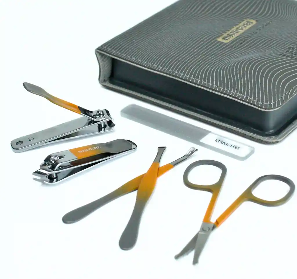 Kit X6 Manicure Cortauñas Acero Inoxidable Profesional