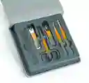 Kit X6 Manicure Cortauñas Acero Inoxidable Profesional