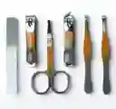 Kit X6 Manicure Cortauñas Acero Inoxidable Profesional