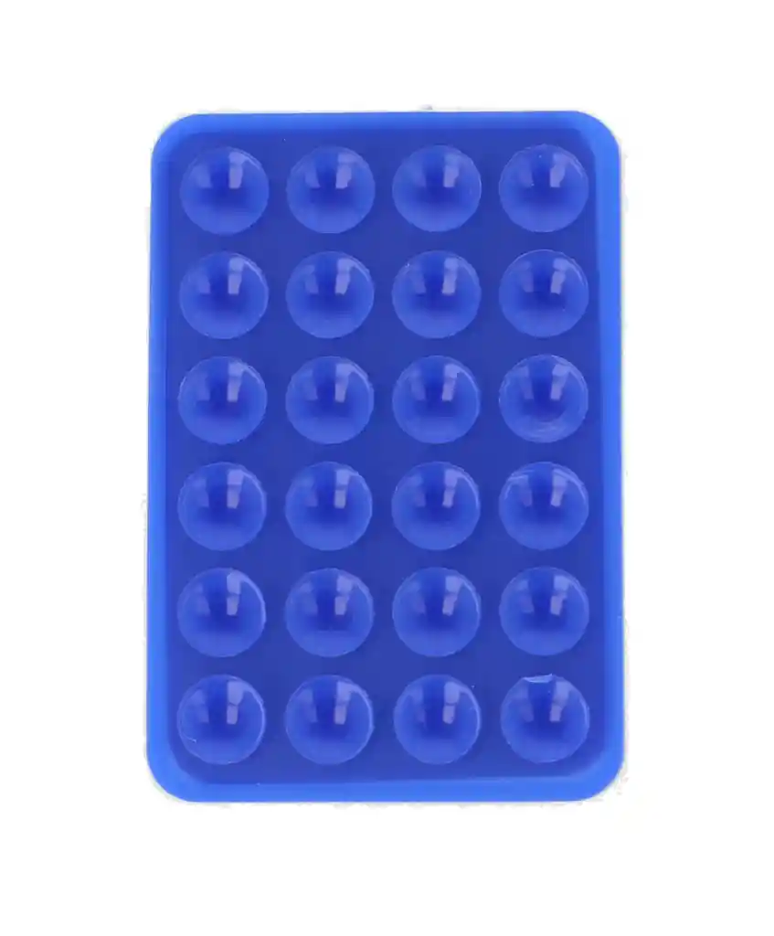 Adhesivo Silicona De Succion Para Celular Azul