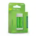⭐cargador Usb Gp Recyko, E211 Con 2 Pilas Aa De 1300mah⭐
