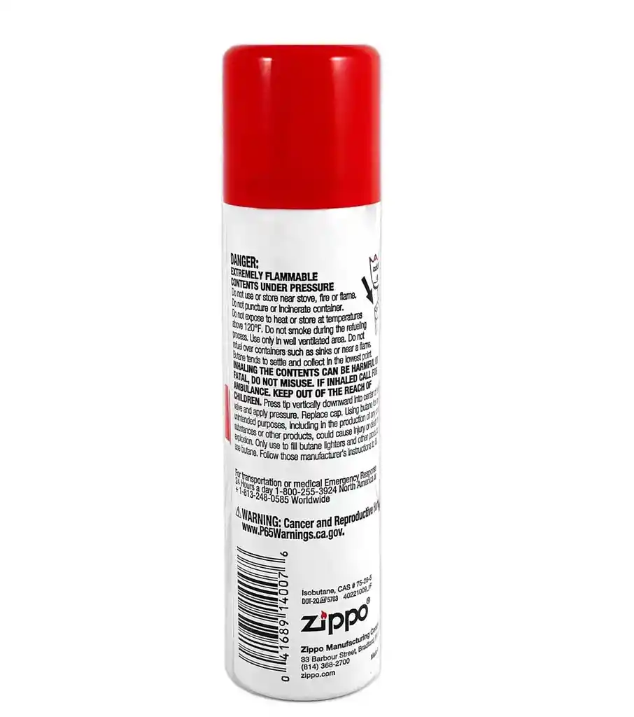 Gas Butano Zippo Original 290ml