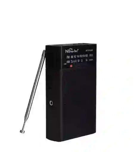 Radio Bolsillo Am-fm Carga Usb Ranura Tf Nano - Tec, Radio Parlante Portátil Recargable
