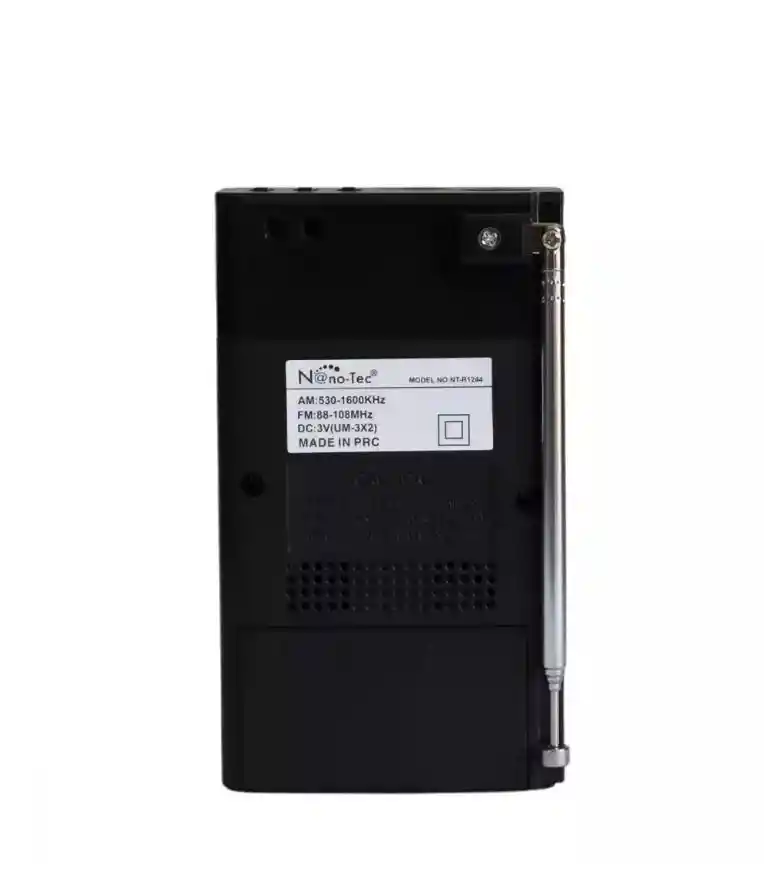 Radio Bolsillo Am-fm Carga Usb Ranura Tf Nano - Tec, Radio Parlante Portátil Recargable