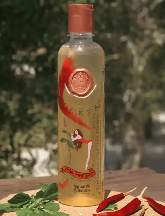 Shampoo Control Caspa Menta Y Aji Ritual Botanico