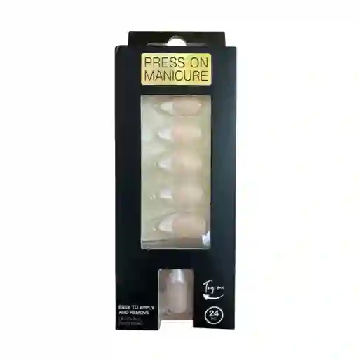 Uñas Press On Decoradas X 24 Pcs