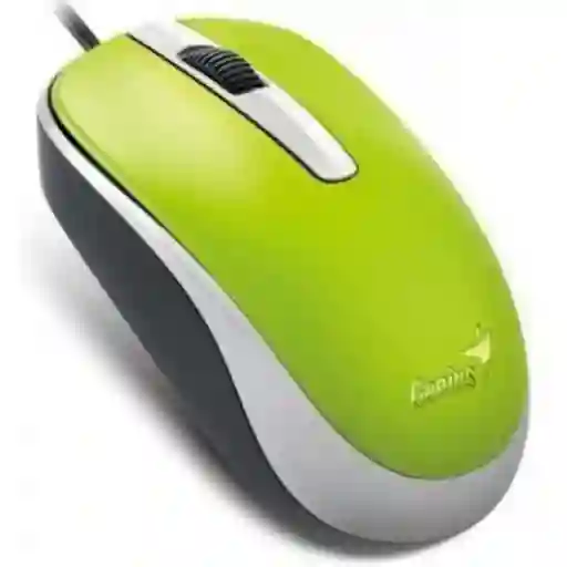 Mouse Genius Dx-120 Usb Alámbrico Verde