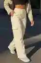 Pantalòn Cargo White Urban