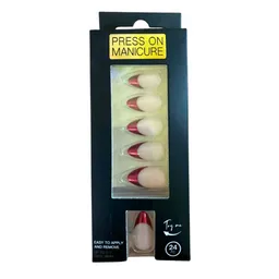 Uñas Press On Decoradas X 24 Pcs