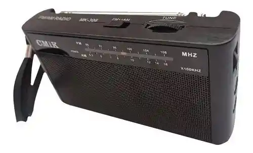 Radio De Mano Portátil Am - Fm Cmik Clásico Recargable