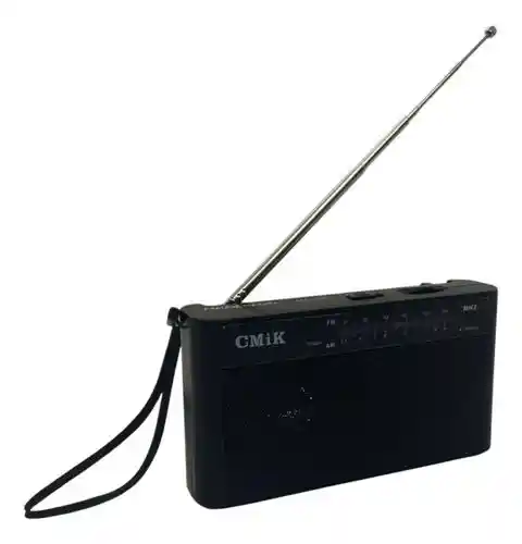 Radio De Mano Portátil Am - Fm Cmik Clásico Recargable