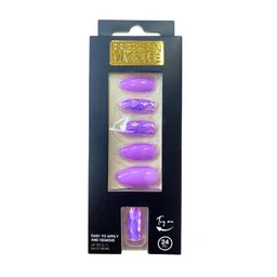 Uñas Press On Decoradas X 24 Pcs